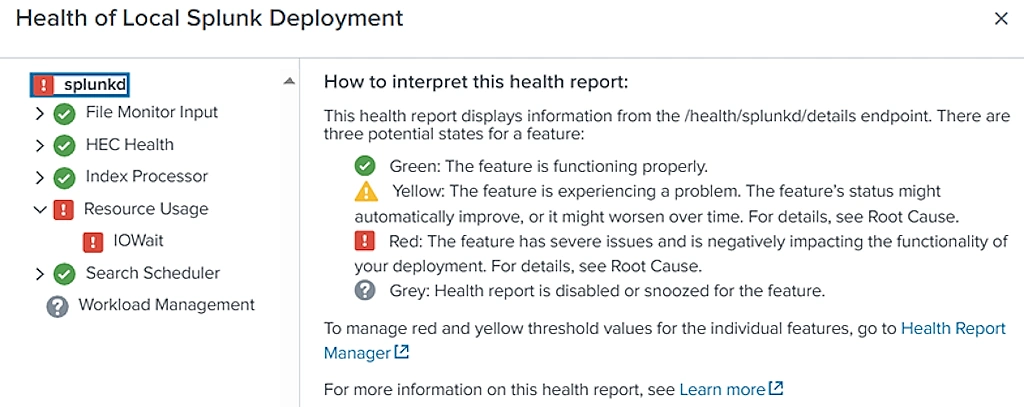Example of performance problems in Wazuh and Splunk systems