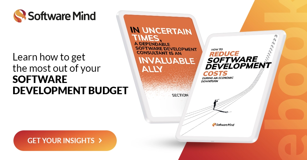 Ebook "How to Reduce Software Development Costs During an Economic Downturn"