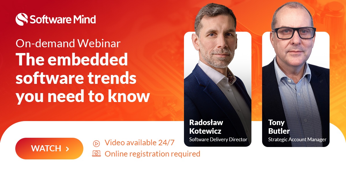 Free webinar The embedded software trends you need to know