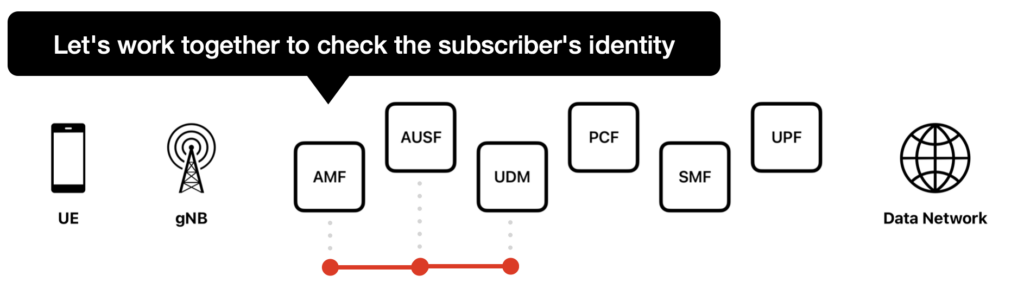 Authenticating the subscriber